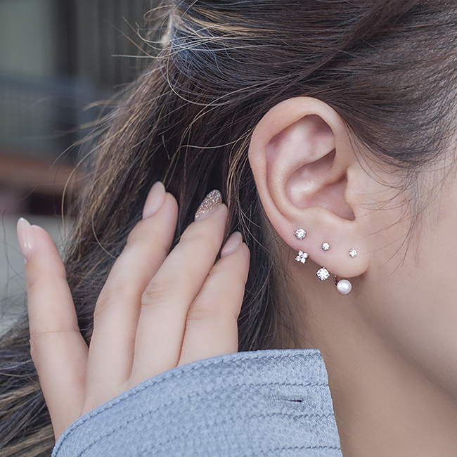 Blink diamond earring jackets